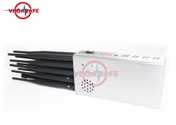 10 Channels Mobile Phone Signal Jammer 2.5db High Gain Omni Directional Antenna