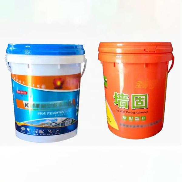 Eco Friendly Reusable Round Bucket With Snap On Lid And Handle