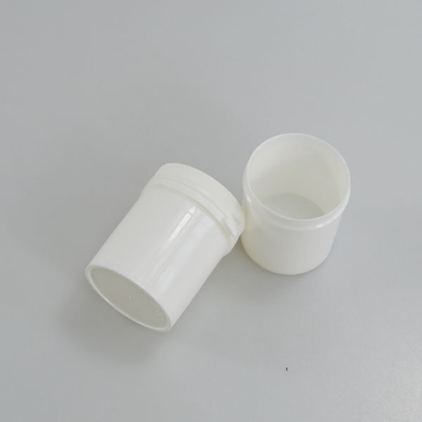 PP Tear Pull Cap Bottle 80g Chewing Gum Plastic Bottle with Straight Round Design
