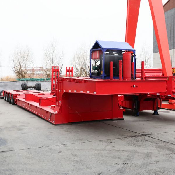 Flatbed 3 Axles 40FT Container Semi Trailer for Container Transportation