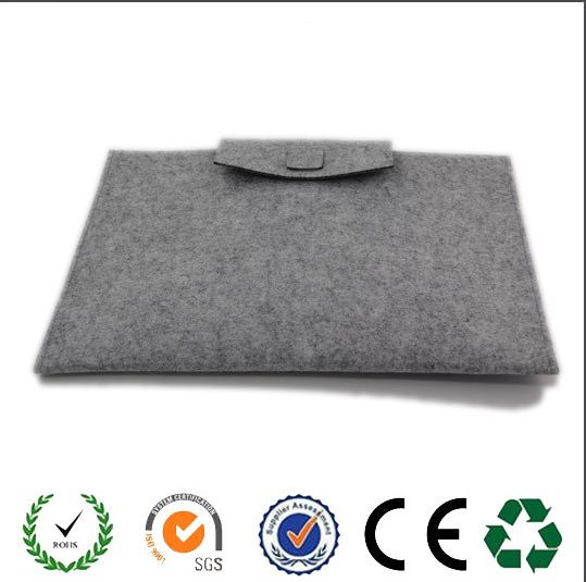 Promotional 2016 year popular style high quality felt laptop bag