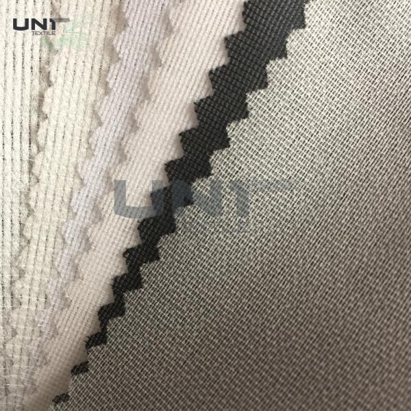 50% Polyester 50% Viscose Woven Fusible Interlining Brushed 90cm 150cm For Suits / Overcoat