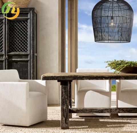 Usado para o Rattan da casa/hotel E27 e o ferro Art Modern Pendant Light