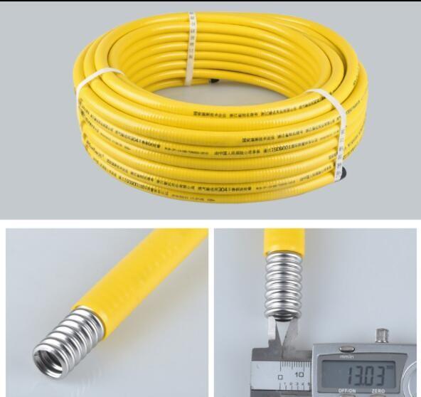 16.8 mm Gas Meter Hose , LPG Propane Grill Hose GB/T 26002-2010 standard