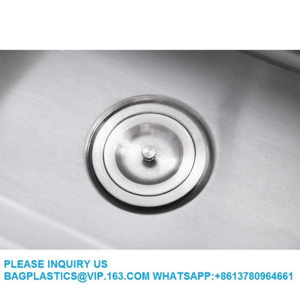 Lab Furniture Supplies Laboratory Stainless Steel Double Faucet Sink Cabinet Morgue Equipment Postmortem Examinatio