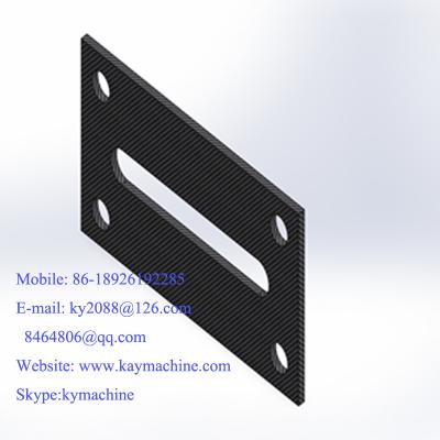 Customized High Quality twill weave matte graphite fiber CFRP Carbon fiber reinforced polymer  Square board 1000*500mm  China manufacturer China factory China producer