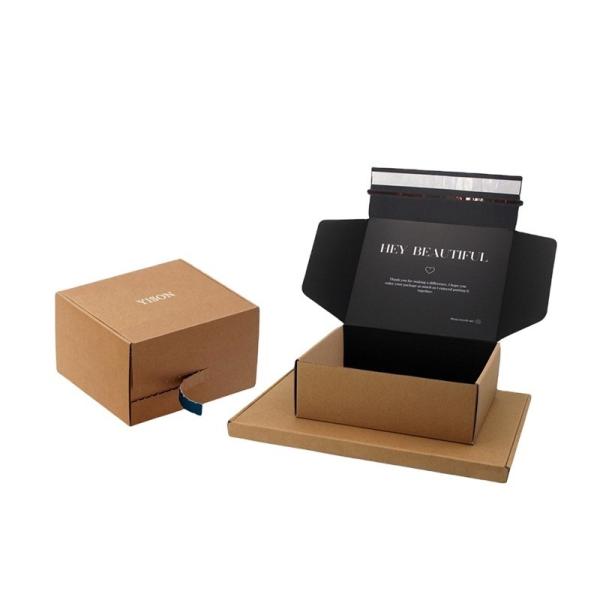Caja de cartón corrugado para correo reciclable para cosméticos