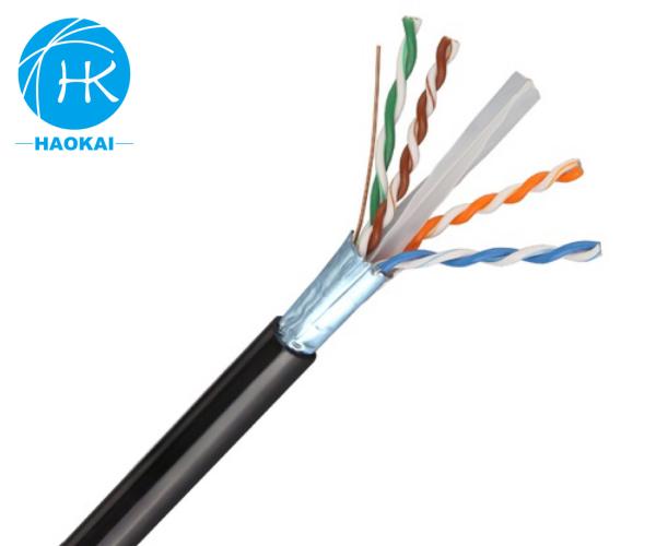 UTP CAT6 Resistência UV Cabo LAN externo Cat6 Ethernet Cabo de rede 300m