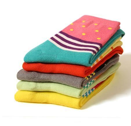 Trendy colorful christmas promotional style OEM thick winter cosy cotton socks for women