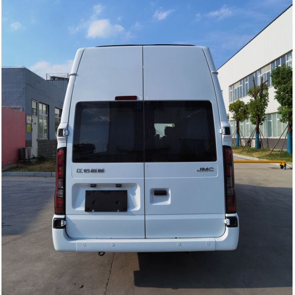 White 17 Seater Coach Tour Bus Tourist Road Diesel Electric Bus