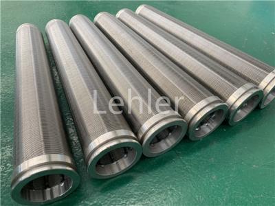 500 Micron Slot Conical Wedge Wire Filter Elements Stainless Steel 316L