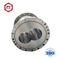 Twin Screw Extruder Screws And Barrels 58 - 60HRC Hardness For Puffed Food Industry Machine
