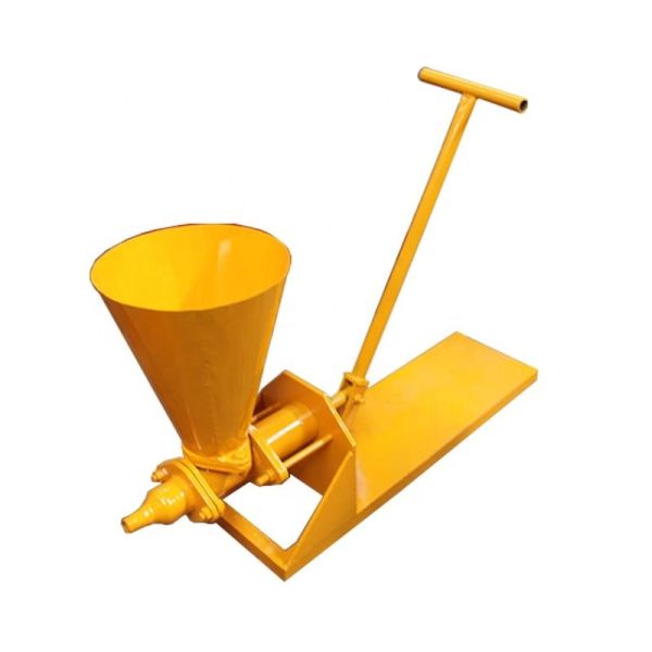 Single Cylinder Piston Sand Concrete Manual Grouting Pump with 45 kg Weight Capacity