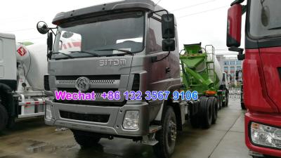 LHD & RHD 6x4 Tri-Ring 375HP 8--12CBM concrete cement mixer truck for Thailand