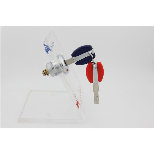 36mm Head Diamete Cabinet Drawer Locks Brass Disc Safety Hidden