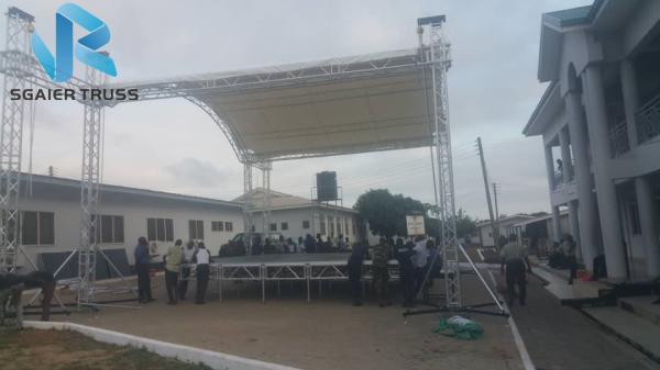 Spigot Lighting Sgaier Truss 290mm - 1200mm Size For Outdoor Concert Stage