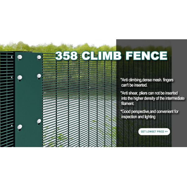 358 проволочная сетка Clearview металлическая сталь наружной Clear Security Fence Panels Clear View