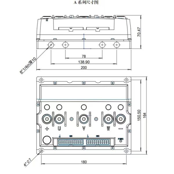 48V 27 Speed Brushless DC Controller with Bluetooth for 3KW-20KW Electric Hybrid Bikes