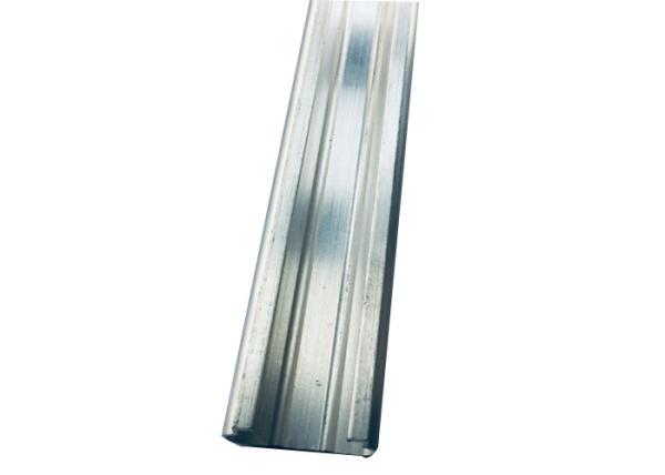 30mm Slot Width Greenhouse Wire Lock Channel Hot Dip Galvanized Steel Material
