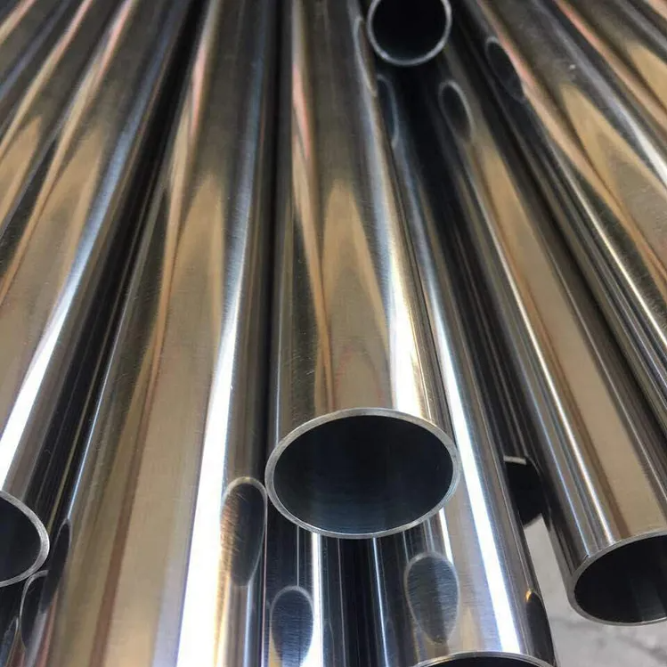 Automatic Welded Stainless Steel Pipe A312 316L 4500mm Glossy Appearance For Gas