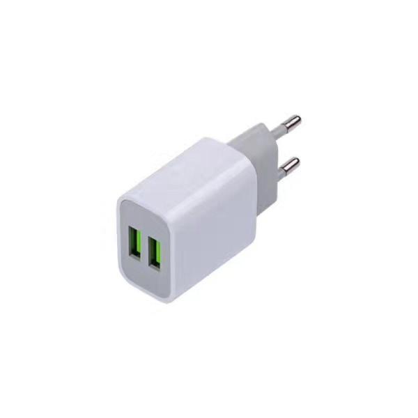 Dual USB 10W Fast Charger Iphone 5V 2.1A Macbook Travel Adapter