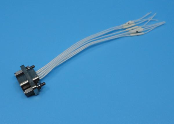 Comprimento do fio do conector de pinos 100mm do receptáculo 9 do conector da série da liga de alumínio J30j
