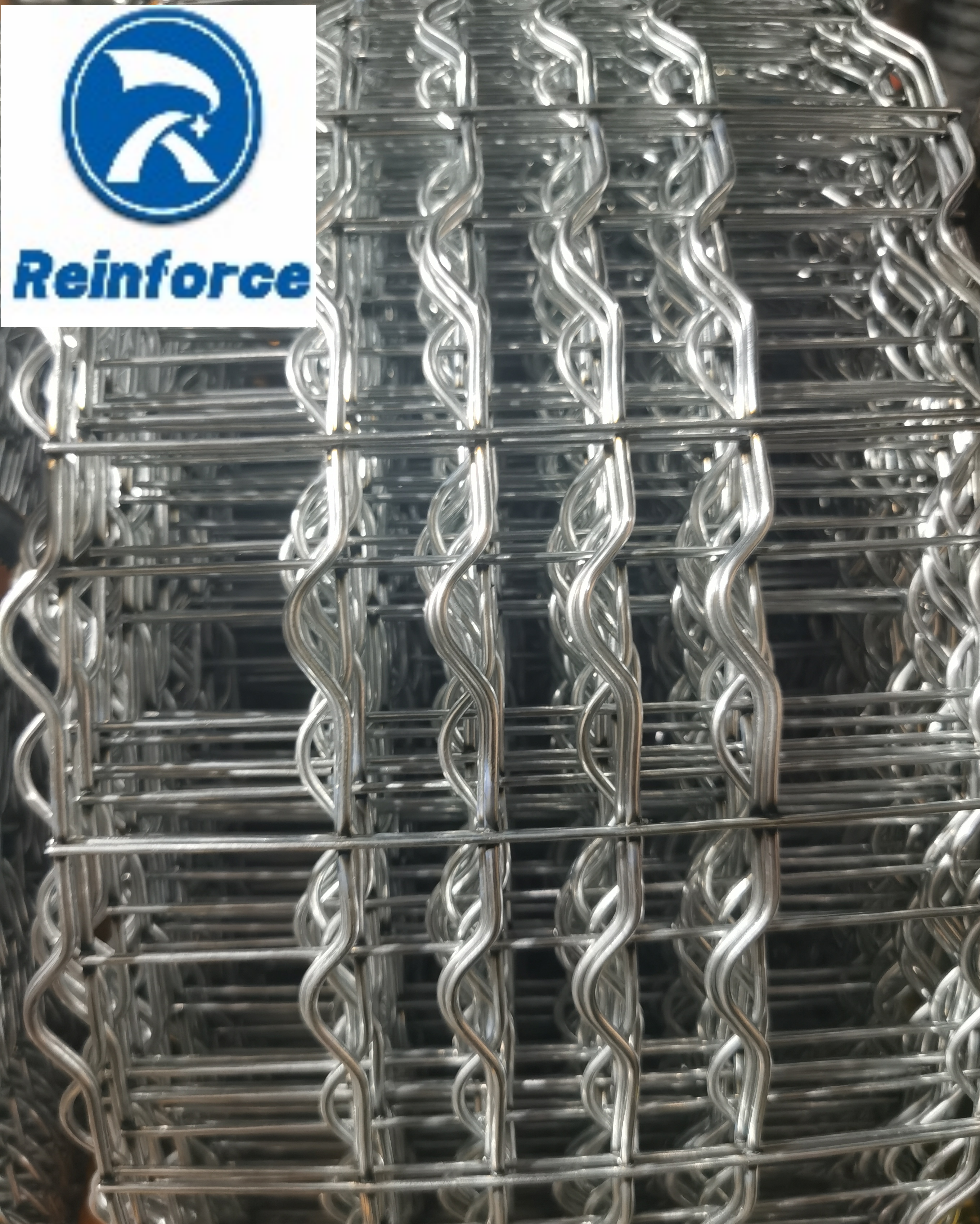 Anti Corrosion Six Lines Close Fitting Concrete Pipeline Reinforced Mesh