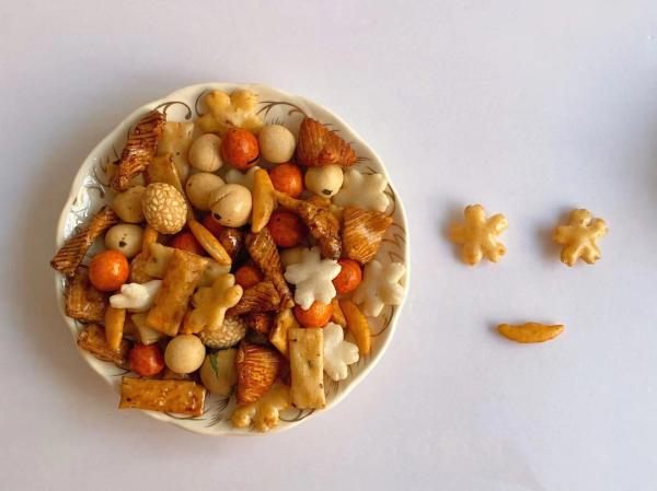 japonesas saludable de arroz dos galletas de cereales do petisco
