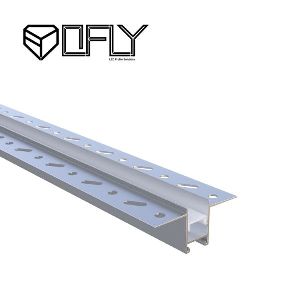 Rimless гипсолит в утопленный приведенный профилирует 56mm с опаловой крышкой