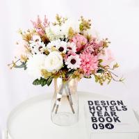 Roses, daisies, artificial flowerballs, hydrangeas, artificial hand-held bouquets, wedding artificial flowers, home flower arrangements, decorative silk flowers