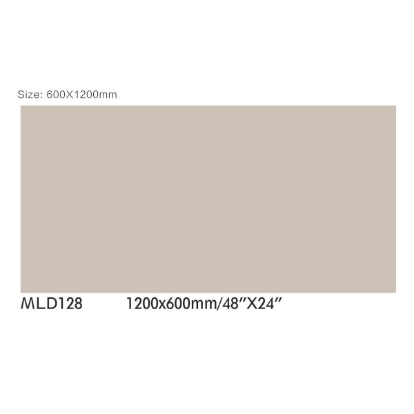 AAA Grade Gray Glazed Porcelain Tile 600x1200mm Indoor Floor