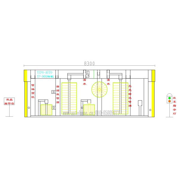 new tunnel car wash machine in tepo-auto