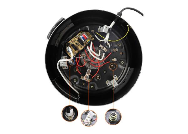 17.3KG 3500W fogão de pressão elétrico comercial de 40 quartos