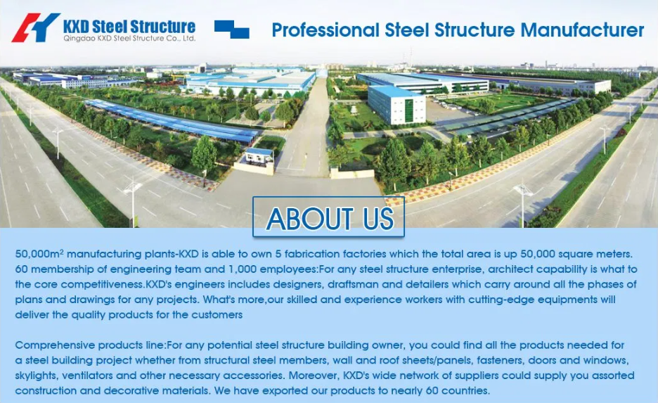 Chambres d'entrepôts industriels préfabriquées