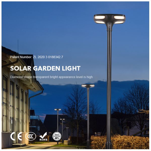 IP65 Courtyards LED intelligent Outdoor Garden Solar Light High Brightness Solar Street lamp