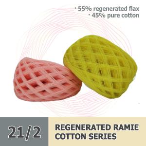 Сырцовая белая повторно использованная цепкость пряжи 30s 60NM хлопка поли устойчивая высокая