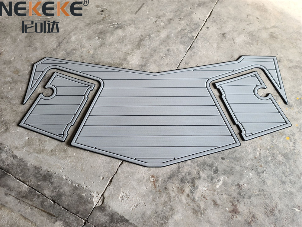 2006 Larson 228 LXI Bowrider Cockpit Deck Mat EVA Faux Teak Marine Flooring Replacement Kit