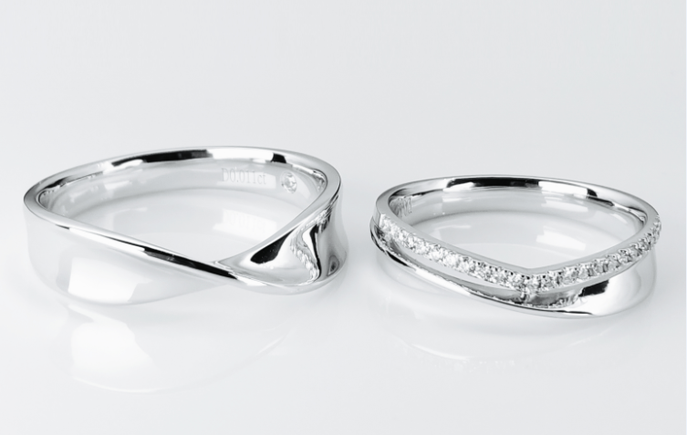 Classic Bright Shine Exquisite Technology Jewellery Couple Rings