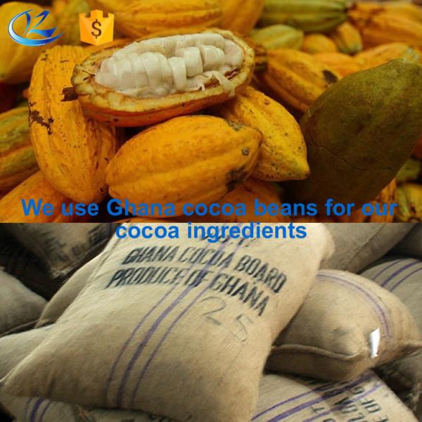 Beurre de cacao brut pur non raffiné solide Fairtrade, matière première