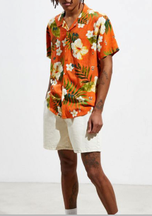 2019 New Fashion Short Sleeve Printed Shirts for Men