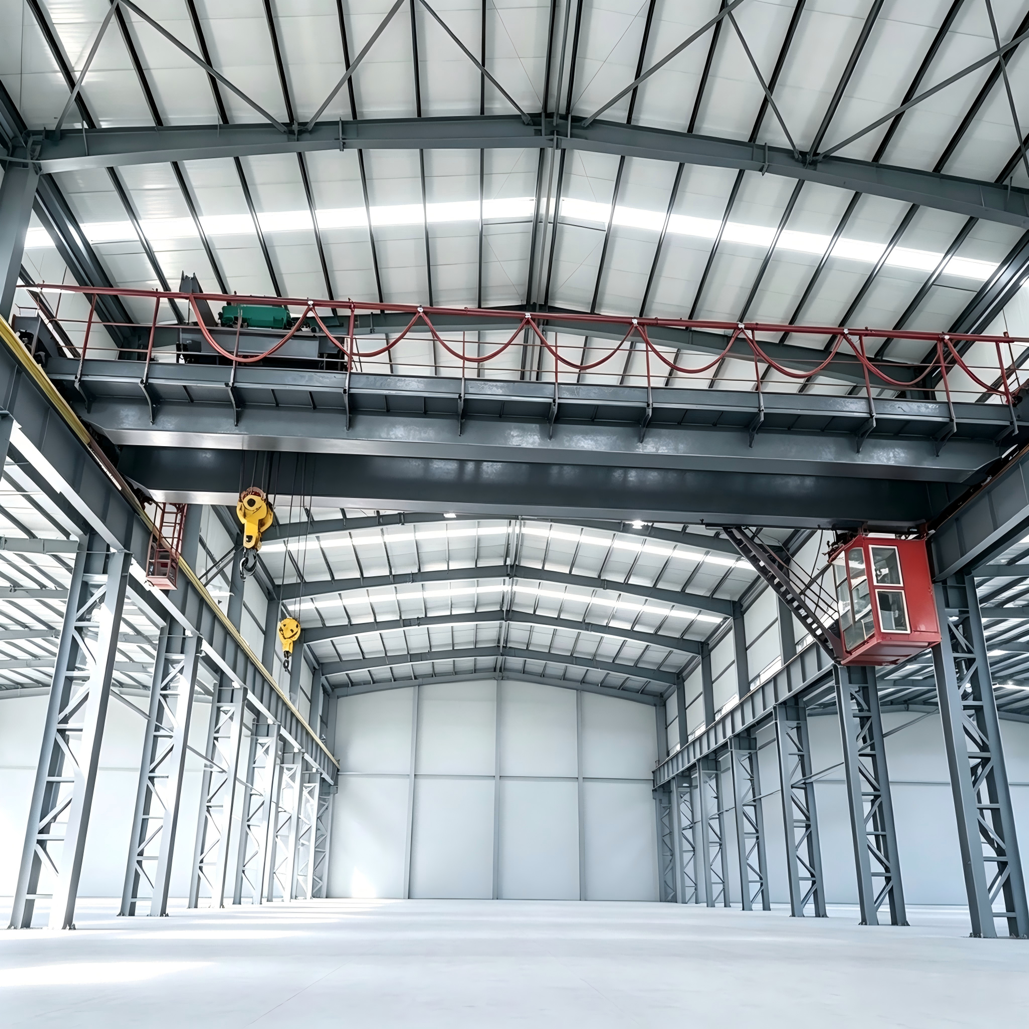 Heavy Duty Double Girder Overhead Crane Custom Designed for Workshop and Steel Plant Lifting