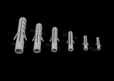 Asymmetric PP PE Plastic Plasterboard Wall Plugs Screws 50mm