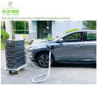 Estação portátil de carregamento rápido de corrente elétrica 20kW 40kW 60kW 120kW com bateria de lítio