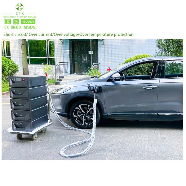 CTS 40kWh/60kWh Portable Charging Bank Station Charging Battery Power Bank for EV Car