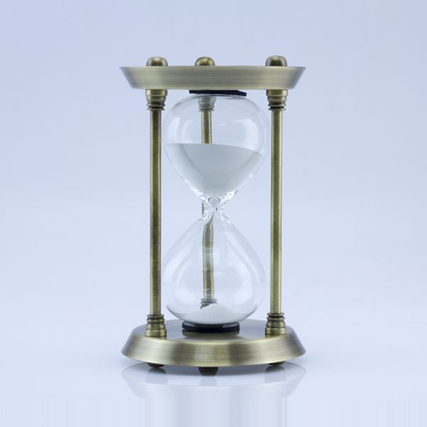 Винтажные латунные часы 2 часы песка таймера песка часов металла минуты 5 мельчайшие