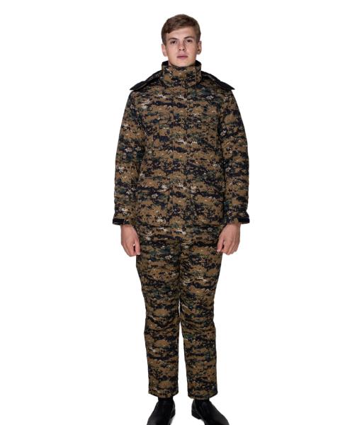Warm Winter Outdoor Work Clothes with Carbon Fiber USB Heating and Cotton Lining