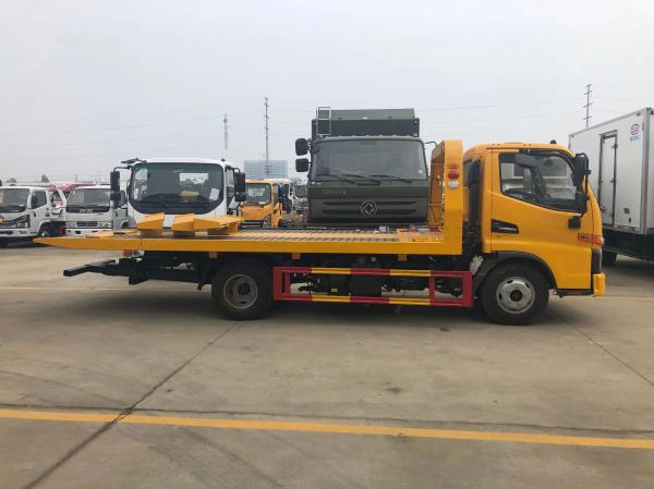 Vehicle Recovery Broken Car Van Saving 5meter Flatbed Hydraulic Lifting JAC Wrecker Towing Recovery Truck Body