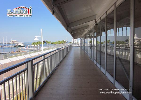 Double Decker 20 By 30 Party Tent / Outside Wedding Reception Tents