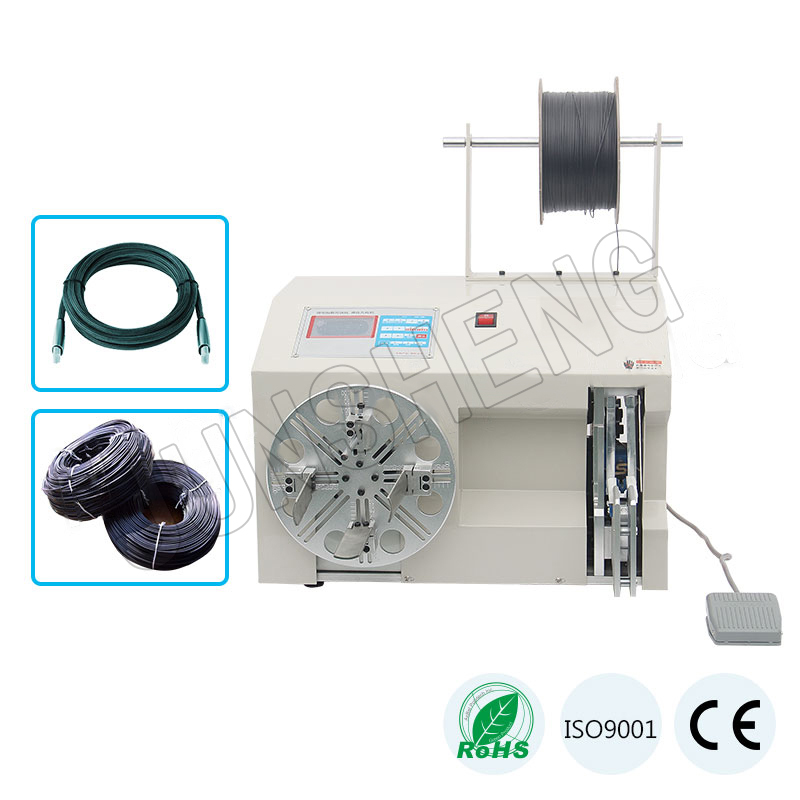 220V / 380V Electric Wire Coiling Machine Semi Auto Wire Bundling Machine