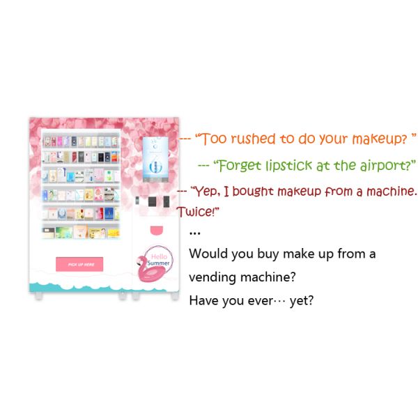 Cosmetic Perfume Products Jewellery Nail Polishes Mini Mart Vending Machine with Digital Payment in Airport
